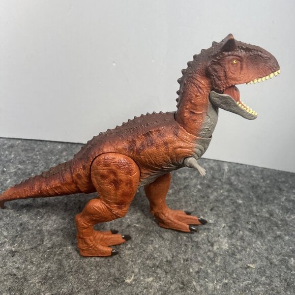 Mattel Jurassic World Primal Attack Carnotaurus Toro Dinosaur Figure With Sound - Picture 1 of 14
